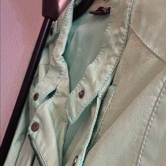 💚 a.n.a Mint Moto Utility Jacket | NWT | Size ___ - Picture 6 of 6